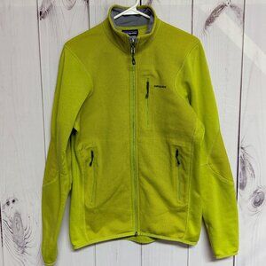 Patagonia Men’s Piton Hybrid Jacket Medium Chartreuse Green EUC